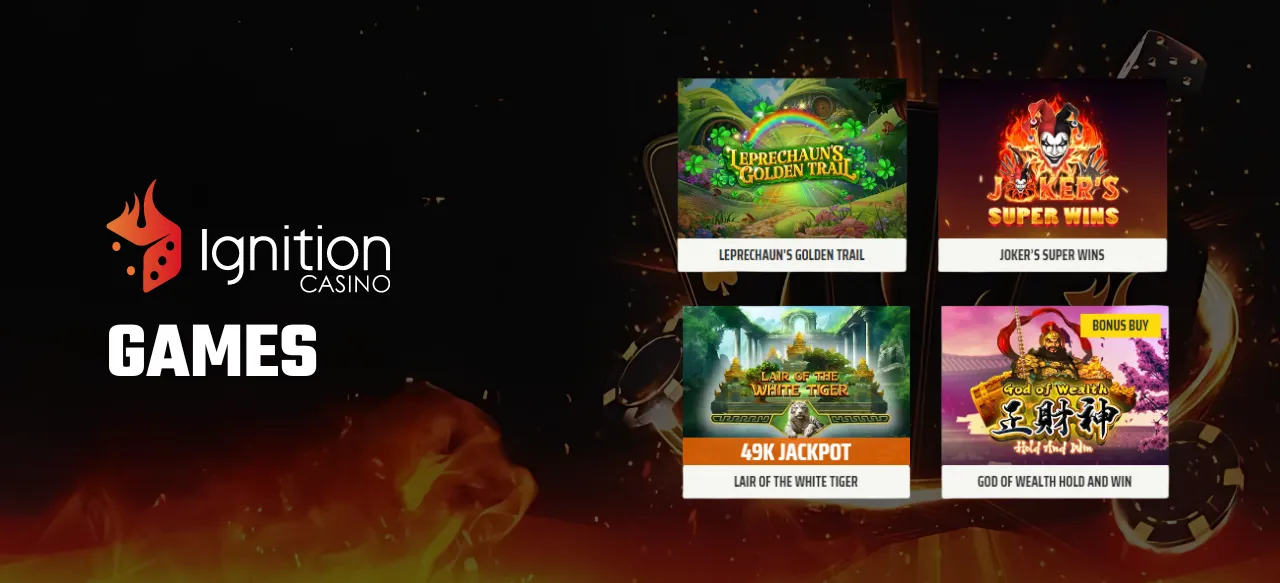 Ignition Casino table games